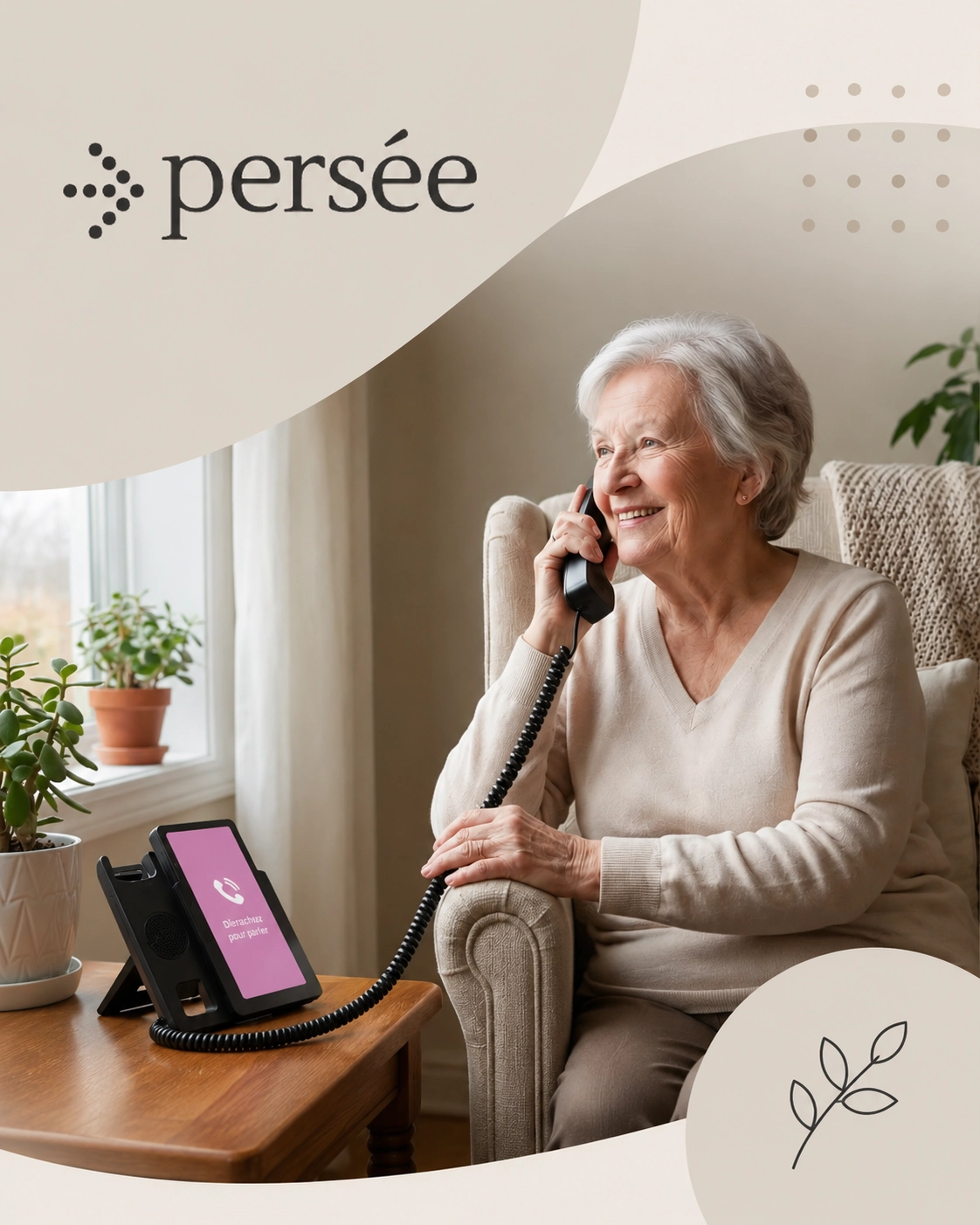 The Amical phone featured on Persée