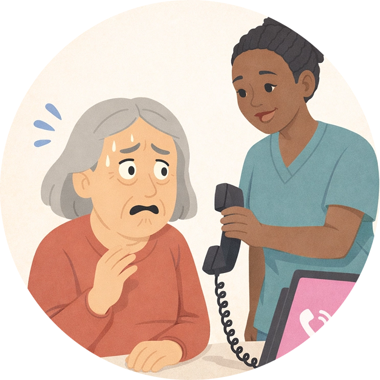 Defuse a crisis through distraction