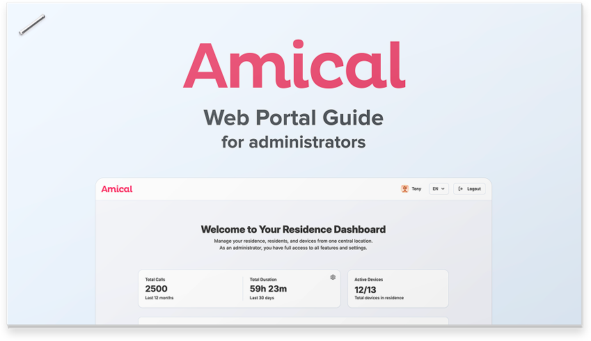 Preview of the Amical portal guide (PDF, English)