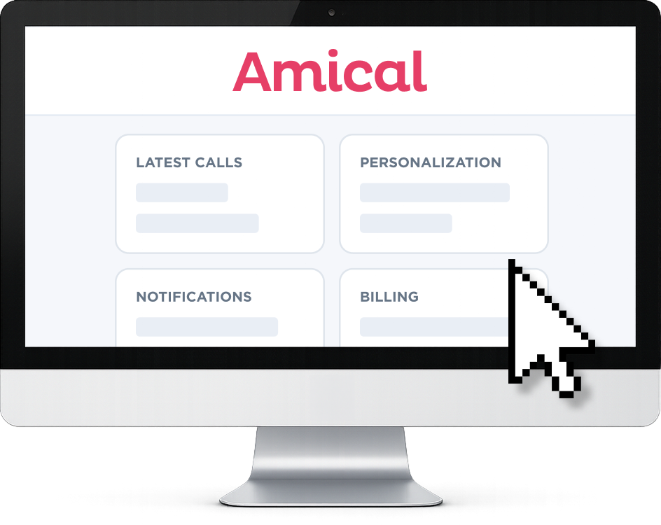 Preview of the Amical portal
